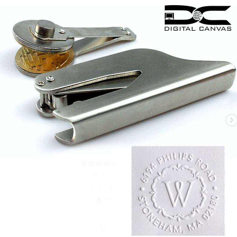 Embossed Seal Stamp Embossing Stamp - Design & Printing Company Product from Digital Canvas